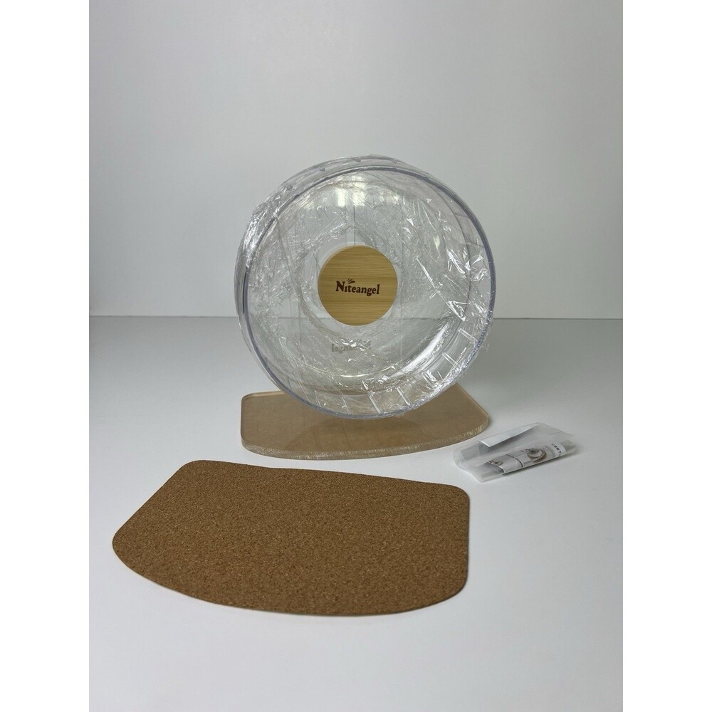 NEW Niteangel Super-Silent Hamster Exercise Wheel Acrylic Transparent, Small